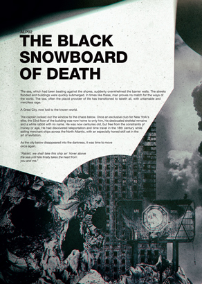 THE BLACK SNOWBOARD OF DEATHのカラー画像01