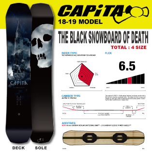 THE BLACK SNOWBOARD OF DEATH画像