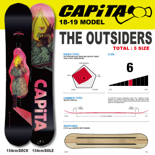 18-19 CAPiTA(ｷｬﾋﾟﾀ)・THE OUTSIDERS [150cm,152cm,154cm,156cm,158cm ...