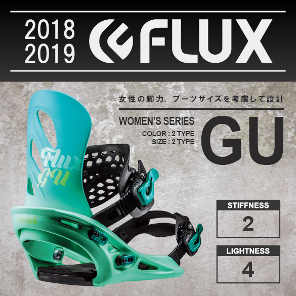 18-19 FLUX(ﾌﾗｯｸｽ)・GU [Blue,Pinl] ≪商品一覧≫