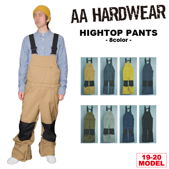 AA HARDWEAR(ﾀﾞﾌﾞﾙｴｰﾊｰﾄﾞｳｪｱ)・19-20モデル・HIGHTOP PANTS ≪商品一覧≫