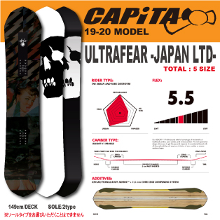 capita ultrafear japan ltd 151cmスポーツ/アウトドア