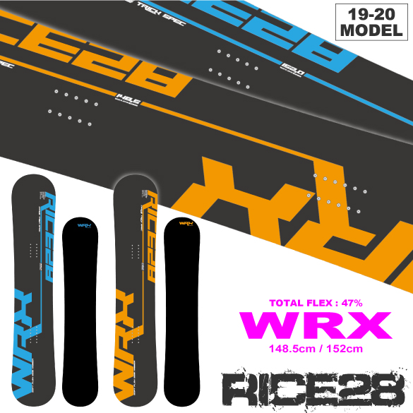 19-20 RICE28(ﾗｲｽﾄｩｴﾝﾃｨｰｴｲﾄ) / WRX・スノーボード [148.5cm,152cm 
