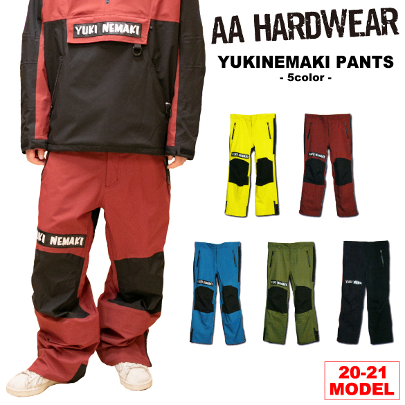 20-21 AA HARDWEAR(ﾀﾞﾌﾞﾙｴｰﾊｰﾄﾞｳｪｱ)・YUKINEMAKI PANTS ウェア パンツ ...