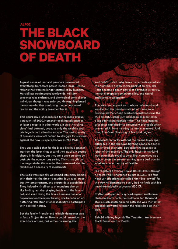 THE BLACK SNOWBOARD OF DEATHについて02