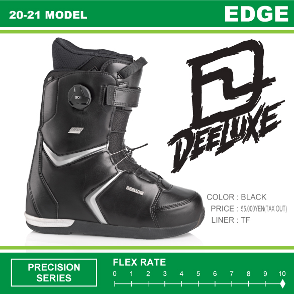 20-21 DEELUXE(ディーラックス)・EDGE TF [BLACK] エッジ・ブーツ ...