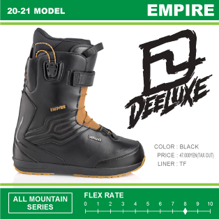DEELUXE ブーツ EMPIRE TF BLACK/RED エンパイアサイズ265cm