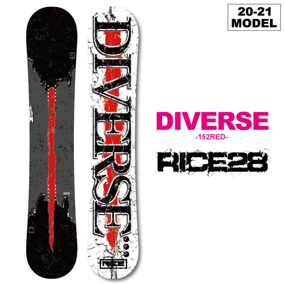 152センチRICE28 DIVERSE - スノーボード