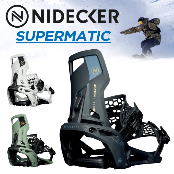 Nidecke23-24スノーボード NIDECKER SUPERMATIC BK  Mサイズ