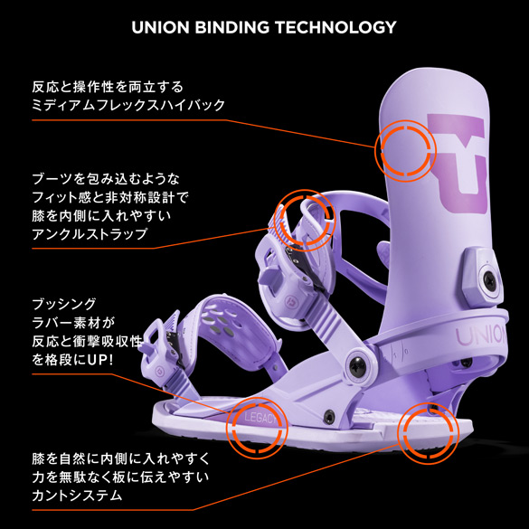 23-24 UNION(ﾕﾆｵﾝ)・LEGACY [BLACK,WHITE,LILAC,TNGERINE] ≪商品一覧≫