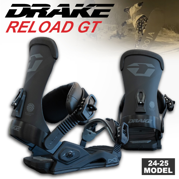 24-25 DRAKE(ドレイク)・RELOAD GT(リロードジーティー) BLACK/GREY 