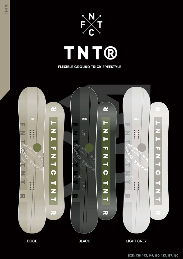 24-25 FNTC(ｴﾌｴﾇﾃｨｰｼｰ) / TNT-R [ダブルキャンバー]・スノーボード 