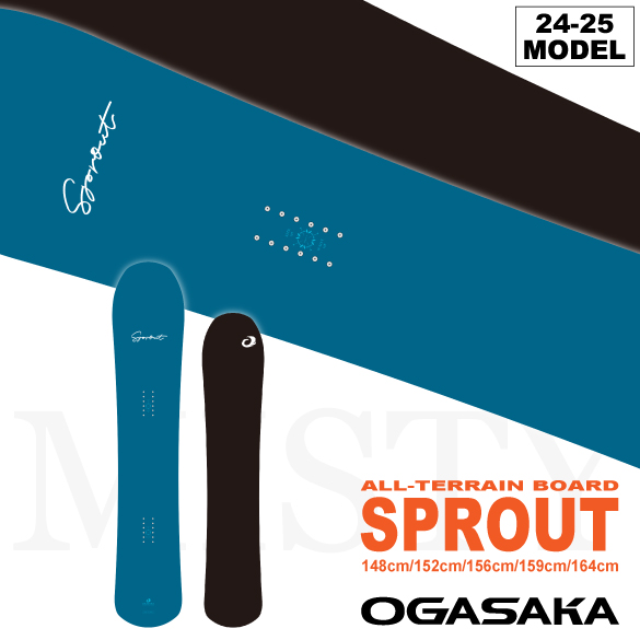 24-25 OGASAKA(オガサカ) / SPROUT・スノーボード [148cm,152cm,155cm 