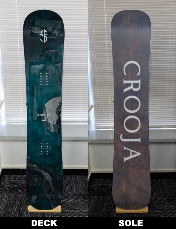 スノーボード 板 メンズ CROOJA クロージャ LOCUST 23-24モデル