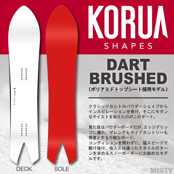 DART BRUSHEDについて