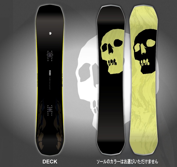 THE BLACK SNOWBOARD OF DEATH/カラー画像