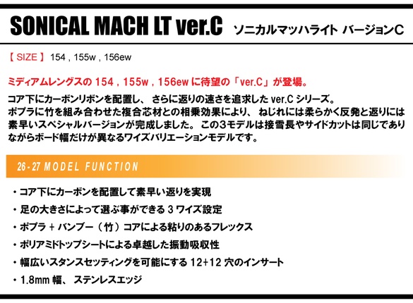 SONICAL MACH LT ver.CのTECH01